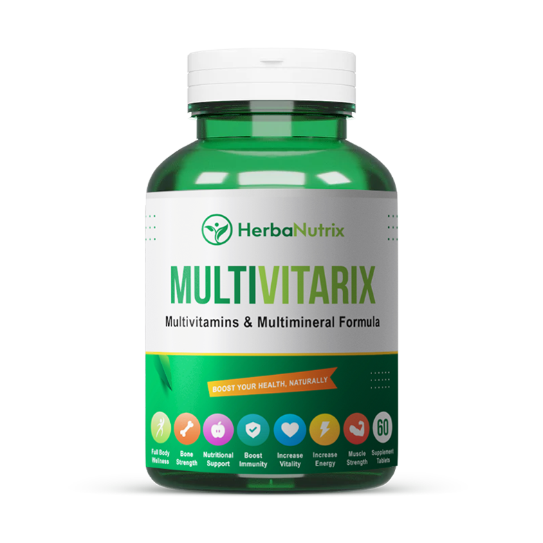 Multivitarix (Comprehensive Multivitamin & Mineral Supplement) - HerbaNutrix