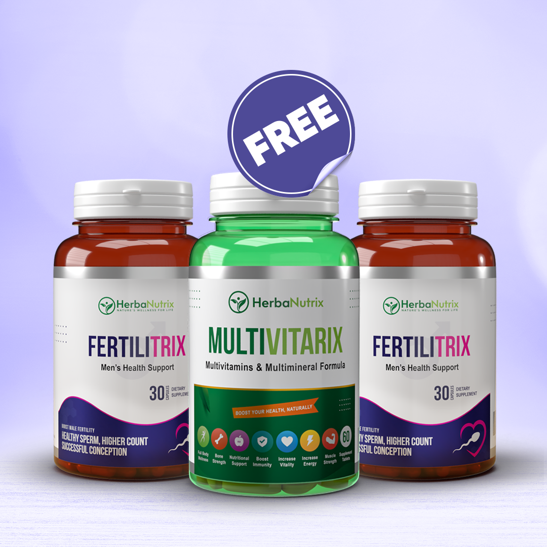 Male Fertility & Daily Wellness Support (Fertilitrix + Multivitrix)